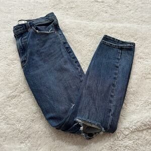 Abercrombie & Fitch The Skinny High Rise‎ Women Distressed Cotton Blue Size 26